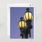 Carte Postale Contre le ciel violet (Devant / Derrière)