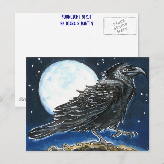 Carte Postale Contrefiche de clair de lune (Devant / Derrière)