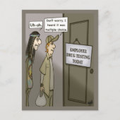 Carte postale Contrôle des médicaments des employé (Devant)