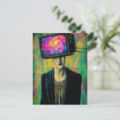 Carte Postale Contrôle des mines (Debout devant)