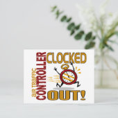 Carte Postale Contrôleur de la circulation aérienne fermé (Debout devant)