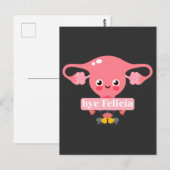 Carte Postale Convalescence après opération de l'hystérectomie U (Devant / Derrière)