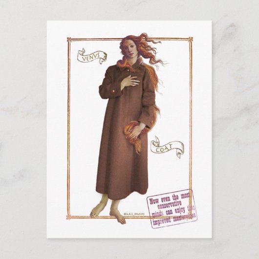 Carte postale "convenable" de Vénus (Devant)