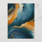 Carte Postale Convergence – Abstract Fields Of Motion And Gold (Devant)