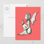 Carte Postale conversation calme (Devant / Derrière)