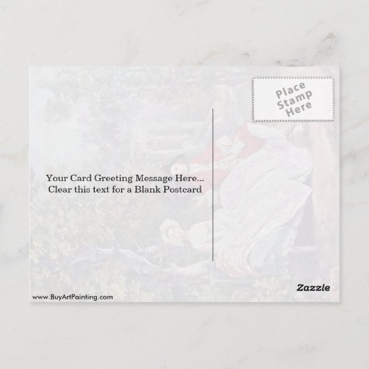 Carte Postale Conversation Dans Un Parc Par Thomas Gainsborough (Dos)