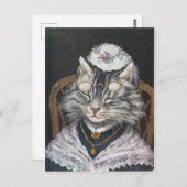 Carte Postale Conversation de Grand-mère (Devant / Derrière)