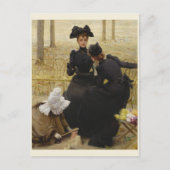 Carte Postale Conversation de Vittorio Matteo Corcos (Devant)