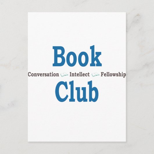 Carte Postale Conversation du club de livres (Devant)