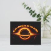 Carte Postale Conversation Interstellaire Trou Noir (Debout devant)