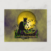 Carte Postale Conversation Noir Mardi Gras (Devant)