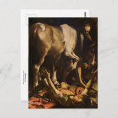 Carte Postale Conversion de Saint Paul par Caravaggio  (Devant / Derrière)