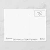 Carte postale Conversions de température du four (Dos)