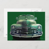 Carte Postale Convertible Chevy (Devant / Derrière)