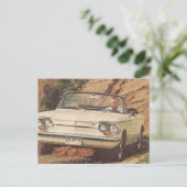 Carte Postale Convertible des premiers corvair (Debout devant)