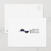 Carte Postale Convertir des points (Devant / Derrière)