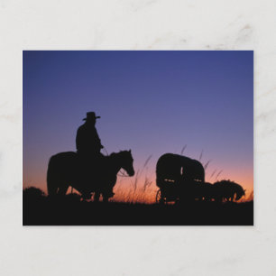 Carte Postale Convoi de chariots