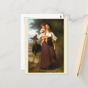 Carte Postale Convoitise de William Bouguereau