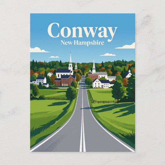Carte Postale Conway États-Unis (Devant)