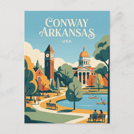 Carte Postale Conway USA (Devant)