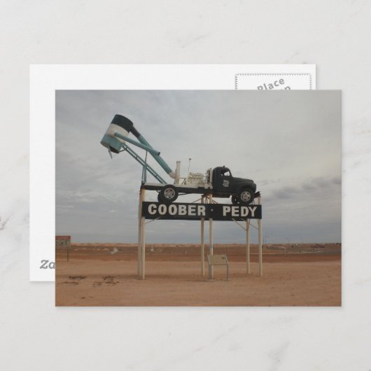Carte Postale coober pedy (Devant / Derrière)