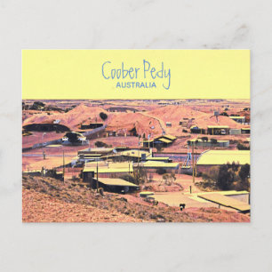 Carte Postale Coober Pedy ville minière Australie voyage