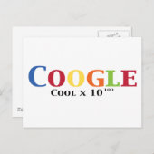 Carte Postale Coogle Cool x 10^100 Cadeaux (Devant / Derrière)