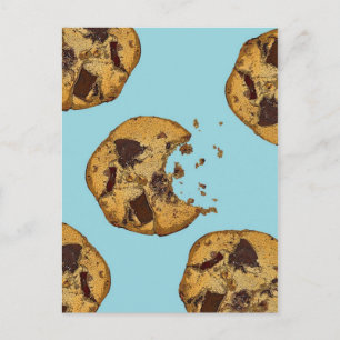 Carte Postale Cookie à chips au chocolat