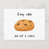 Carte Postale Cookie avec chips au chocolat (Devant)