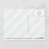 Carte Postale Cookie Cute Kawaii Gingerbread Homme (Dos)