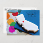 Carte Postale Cookie de Californie (Devant / Derrière)