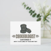 Carte Postale Cookie drôle (Debout devant)