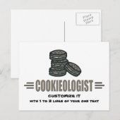 Carte Postale Cookie drôle (Devant / Derrière)