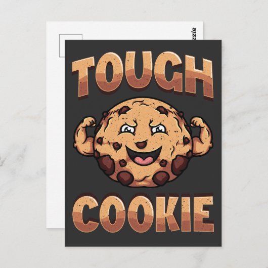 Carte Postale Cookie dur (Devant / Derrière)