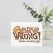 Carte Postale Cookie Fortune (Debout devant)