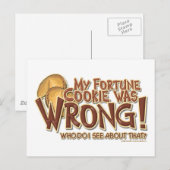 Carte Postale Cookie Fortune (Devant / Derrière)