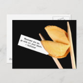 Carte Postale cookie fortune de Confucius (Devant / Derrière)