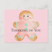 Carte Postale Cookie Gold Blush Pink Mint Penser à vous (Devant)