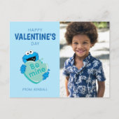Carte Postale Cookie Monster "Be Mine" Candy Saint-Valentin (Devant)