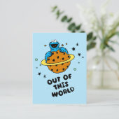 Carte Postale Cookie Monster | Hors de ce monde (Debout devant)