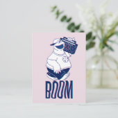 Carte Postale Cookie Monster | Jamming with the Boom Box (Debout devant)