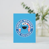 Carte Postale Cookie Monster pour le président (Debout devant)