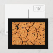 Carte postale Cookies à chips de chocolat (Devant / Derrière)