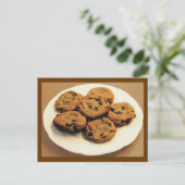 Carte Postale Cookies à puce au chocolat (Debout devant)