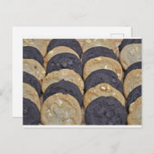 Carte Postale Cookies blanc et chocolat (Devant / Derrière)