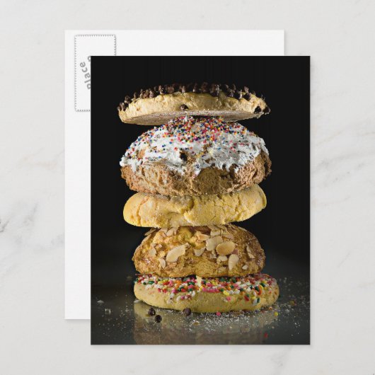 Carte Postale Cookies dans une pile (Devant / Derrière)