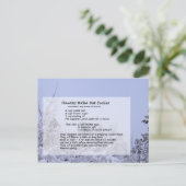 Carte Postale Cookies d'avoine sans saveur (Debout devant)