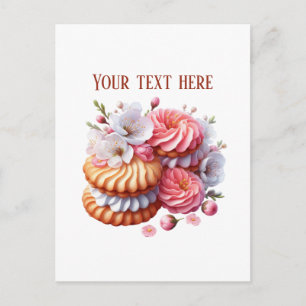 Carte Postale Cookies de boulangerie ajouter un message nom de l