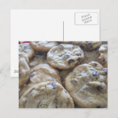 Carte Postale Cookies de chips au chocolat (Devant / Derrière)