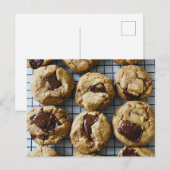 Carte Postale Cookies de chips au chocolat (Devant / Derrière)